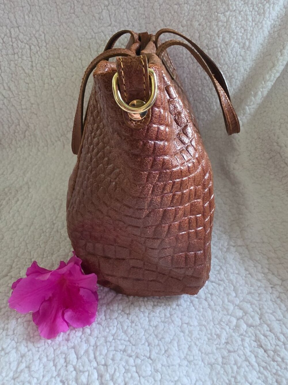 Borse in Pelle Italy Shoulder Purse - Picture 6 of 8